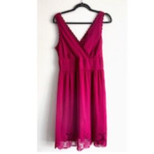 Tahari ASL Berry Pink Dress - Size 8